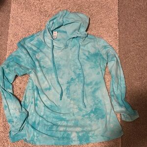 Balance Collection Aqua Tie-Dye Hoodie